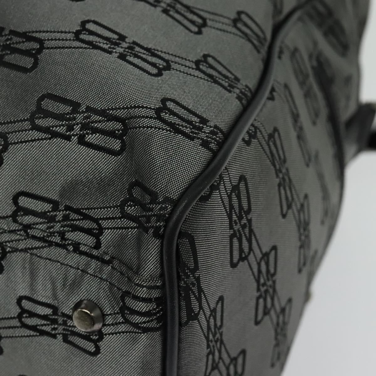 Balenciaga Vintage Boston Nylon, GRAY, NYLON, Travel bag