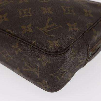 Louis Vuitton Trousse Toiletry Pouch Monogram Canvas, BROWN, CANVAS, Toiletry Case