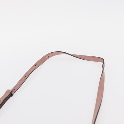 Salvatore Ferragamo Vala Shoulder Bag Leather, PINK, LEATHER, Shoulder bag