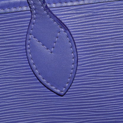 Louis Vuitton Neverfull Tote Epi Leather, BLUE, LEATHER, Tote bag