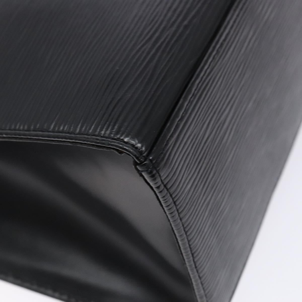 Louis Vuitton Croisette Handbag Epi Leather, BLACK, LEATHER, Tote bag