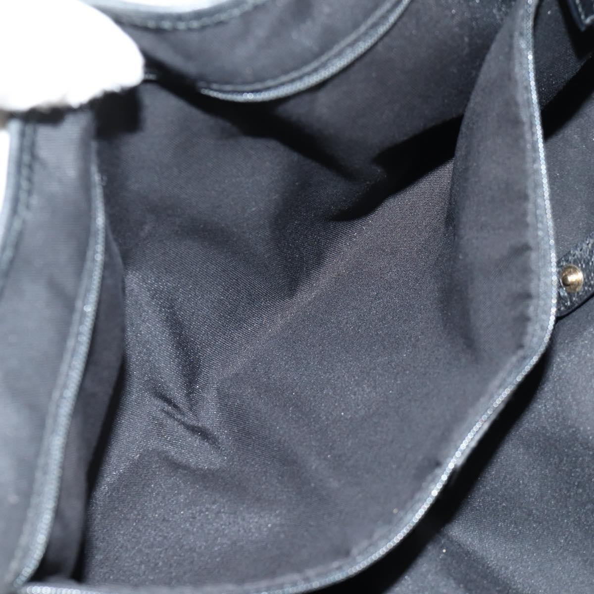 Gucci Princy Tote GG Coated Canvas, BLACK, CANVAS, Tote bag