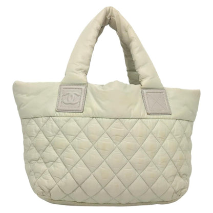 Chanel Coco Cocoon Reversible Tote Quilted Nylon, GRAY, NYLON, Tote bag
