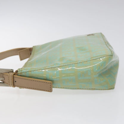 Fendi Vintage Belted Pochette Zucchino Canvas, GREEN, CANVAS, Clutche & pouche