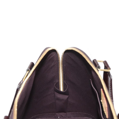 Louis Vuitton Alma Handbag Monogram Vernis, PURPLE, PATENT_LEATHER, Handbag