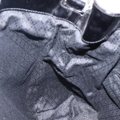 Gucci Vintage Bamboo Shoulder Bag Nylon, BLACK, NYLON, Shoulder bag