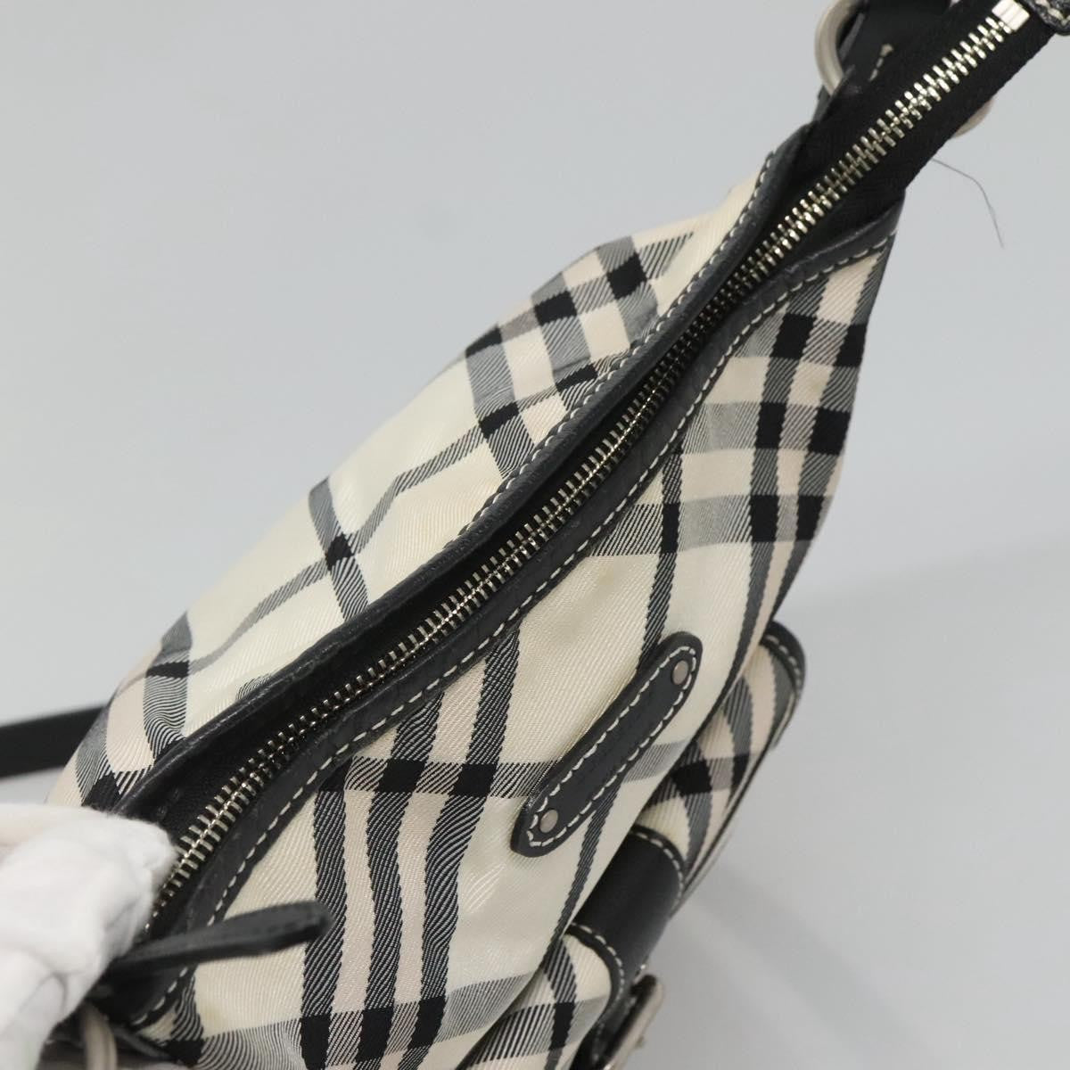 Burberry Nova Check Blue Label Nylon, WHITE, NYLON, Shoulder bag