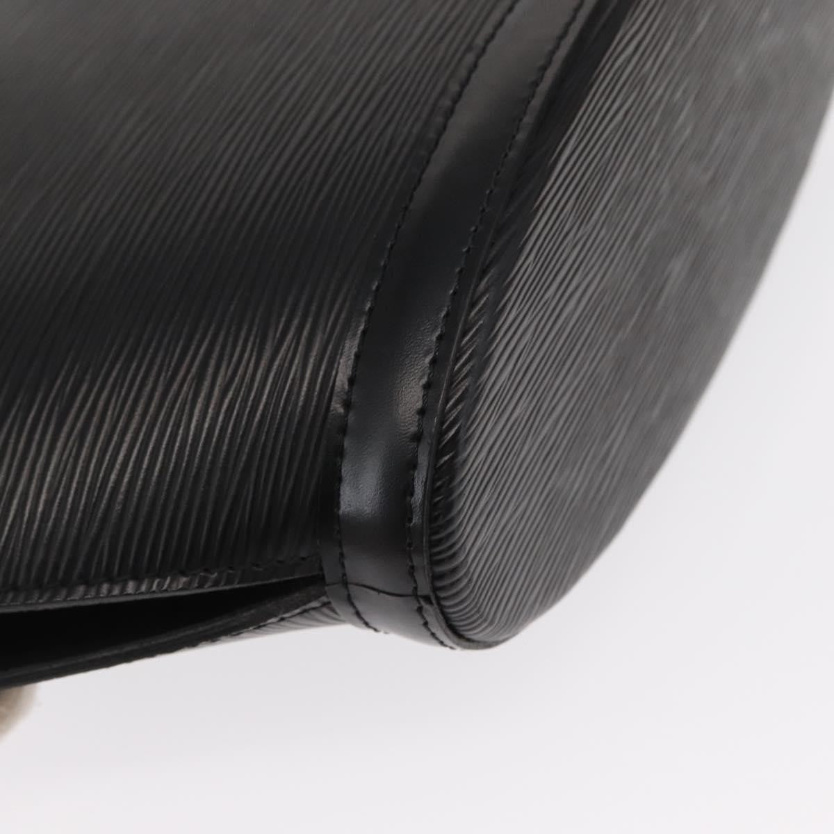 Louis Vuitton Saint Jacques Handbag Epi Leather, BLACK, LEATHER, Handbag