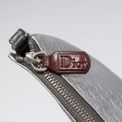 Christian Dior Lady Dior Boston Bag Cannage Canvas, SILVER, CANVAS, Handbag