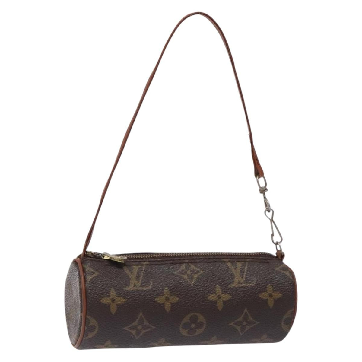 Louis Vuitton Papillon Pochette Monogram Canvas, BROWN, CANVAS, Clutche & pouche