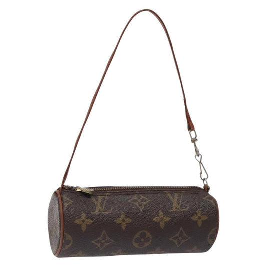 Louis Vuitton Papillon Pochette Monogram Canvas, BROWN, CANVAS, Clutche & pouche