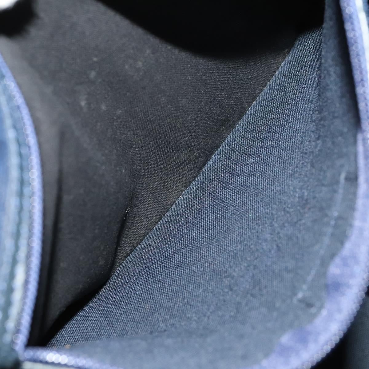 Christian Dior Vintage Trotter Boston Bag Canvas, NAVY, CANVAS, Travel bag