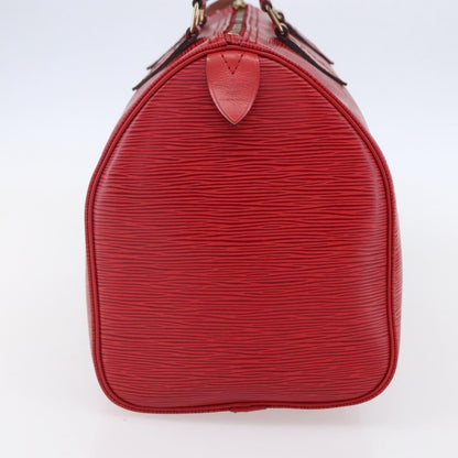 Louis Vuitton Speedy Handbag Epi Leather, RED, LEATHER, Handbag