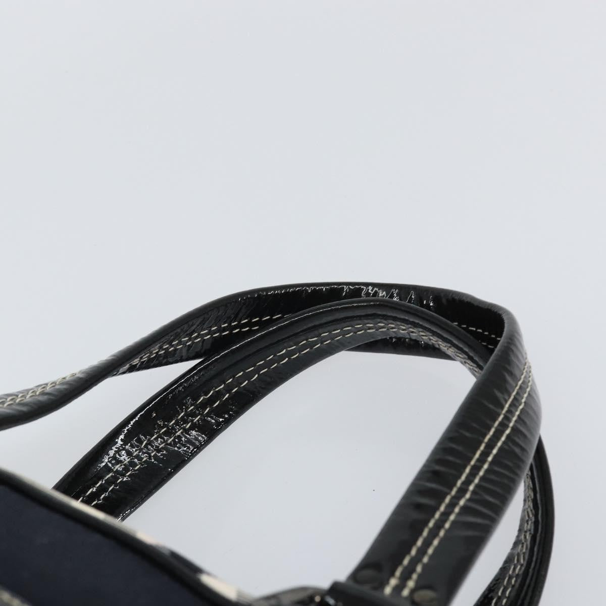 Burberry Blue Label Handbag Canvas, BLACK, CANVAS, Handbag