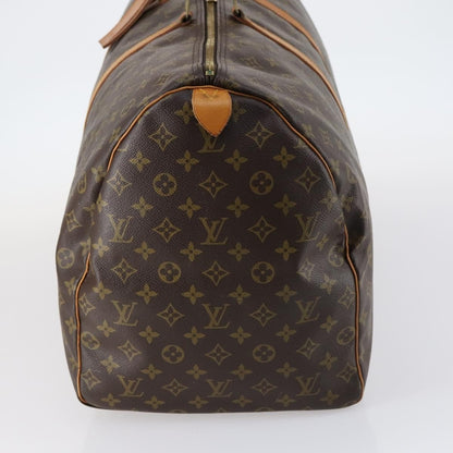 Louis Vuitton Keepall Bag Monogram Canvas, BROWN, CANVAS, Travel bag