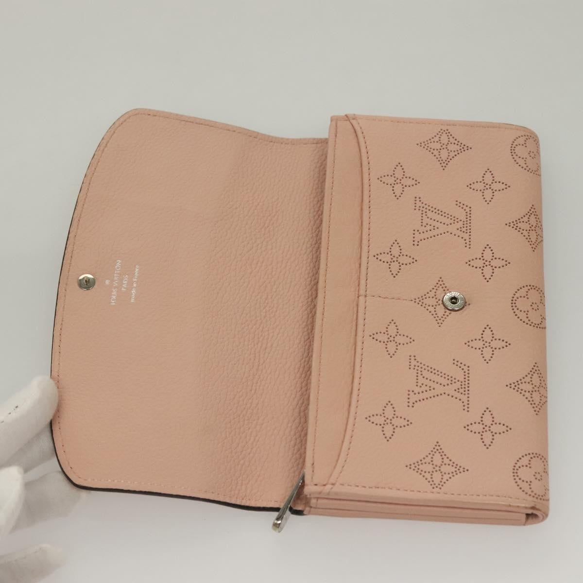 Louis Vuitton Iris Wallet Mahina Leather, PINK, LEATHER, Wallets