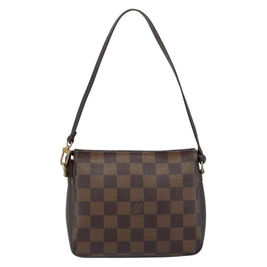 Louis Vuitton Trousse Make Up Bag Damier Canvas, BROWN, CANVAS, Clutche & pouche