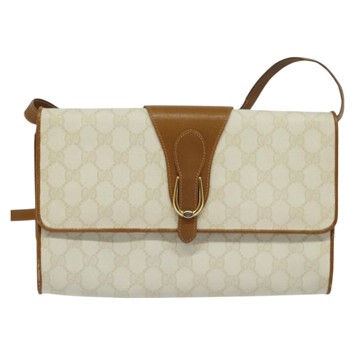 Gucci Micro GG supreme shoulder bag GG canvas, WHITE, CANVAS, Shoulder bag