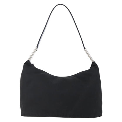 Prada Hobo Tessuto, BLACK, NYLON, Shoulder bag