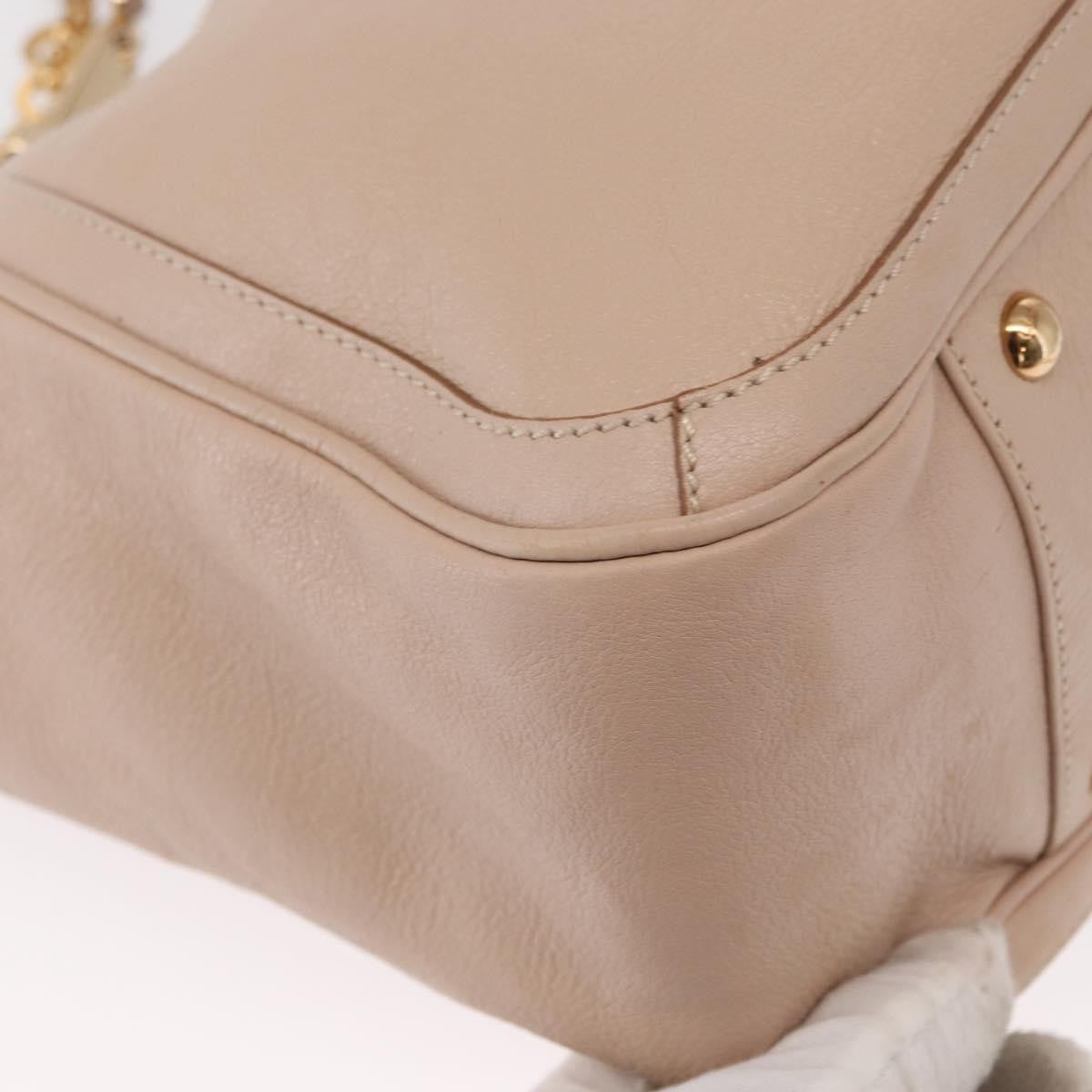 Salvatore Ferragamo Betulla Chain Tote Leather, PINK, LEATHER, Tote bag