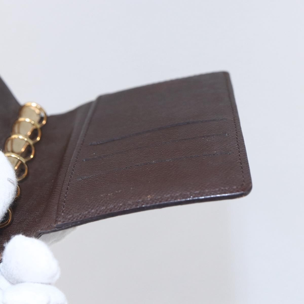 Louis Vuitton Agenda Cover Damier Azur, BROWN, CANVAS, Toiletry Case