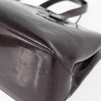 Louis Vuitton Wilshire Handbag Monogram Vernis, BURGUNDY, PATENT_LEATHER, Tote bag