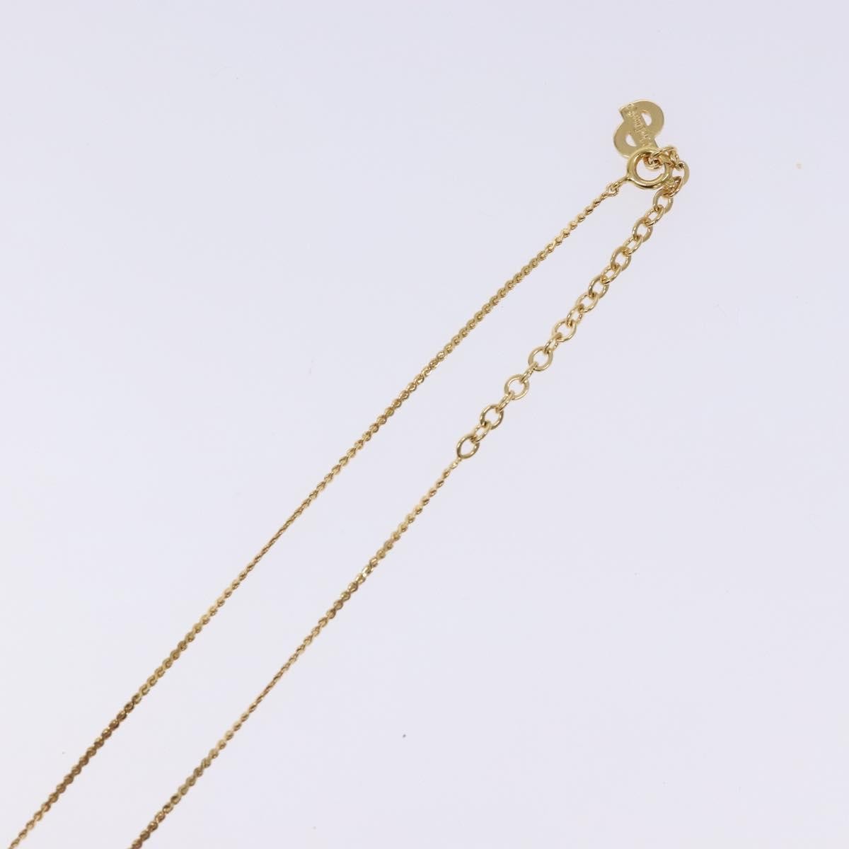 Christian Dior CD Pendant Necklace Gold-plated, GOLD, METAL, Necklace