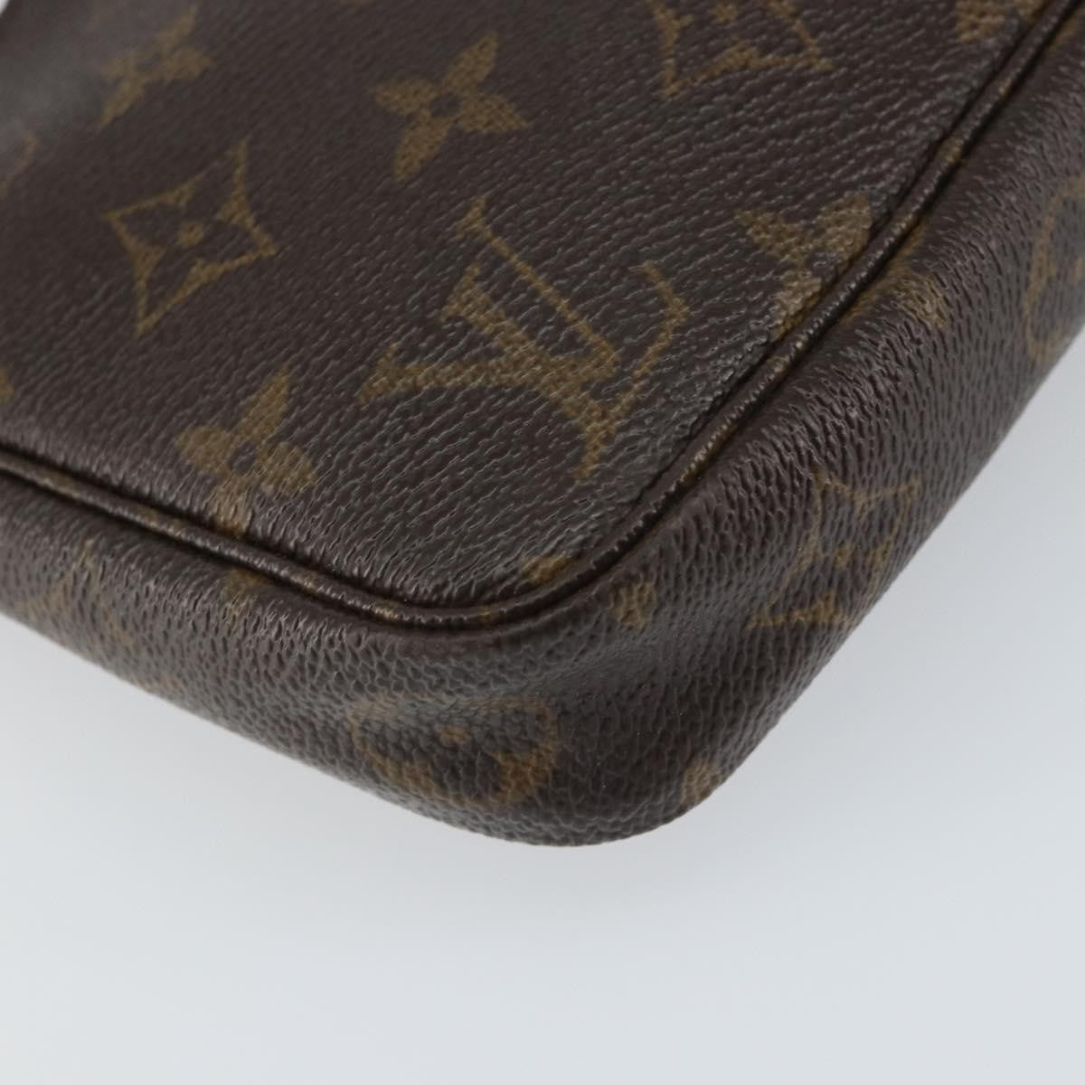 Louis Vuitton Pochette Accessoires NM Monogram Canvas, BROWN, CANVAS, Clutche & pouche