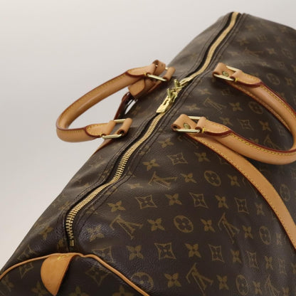 Louis Vuitton Keepall Bag Monogram Canvas, BROWN, CANVAS, Travel bag
