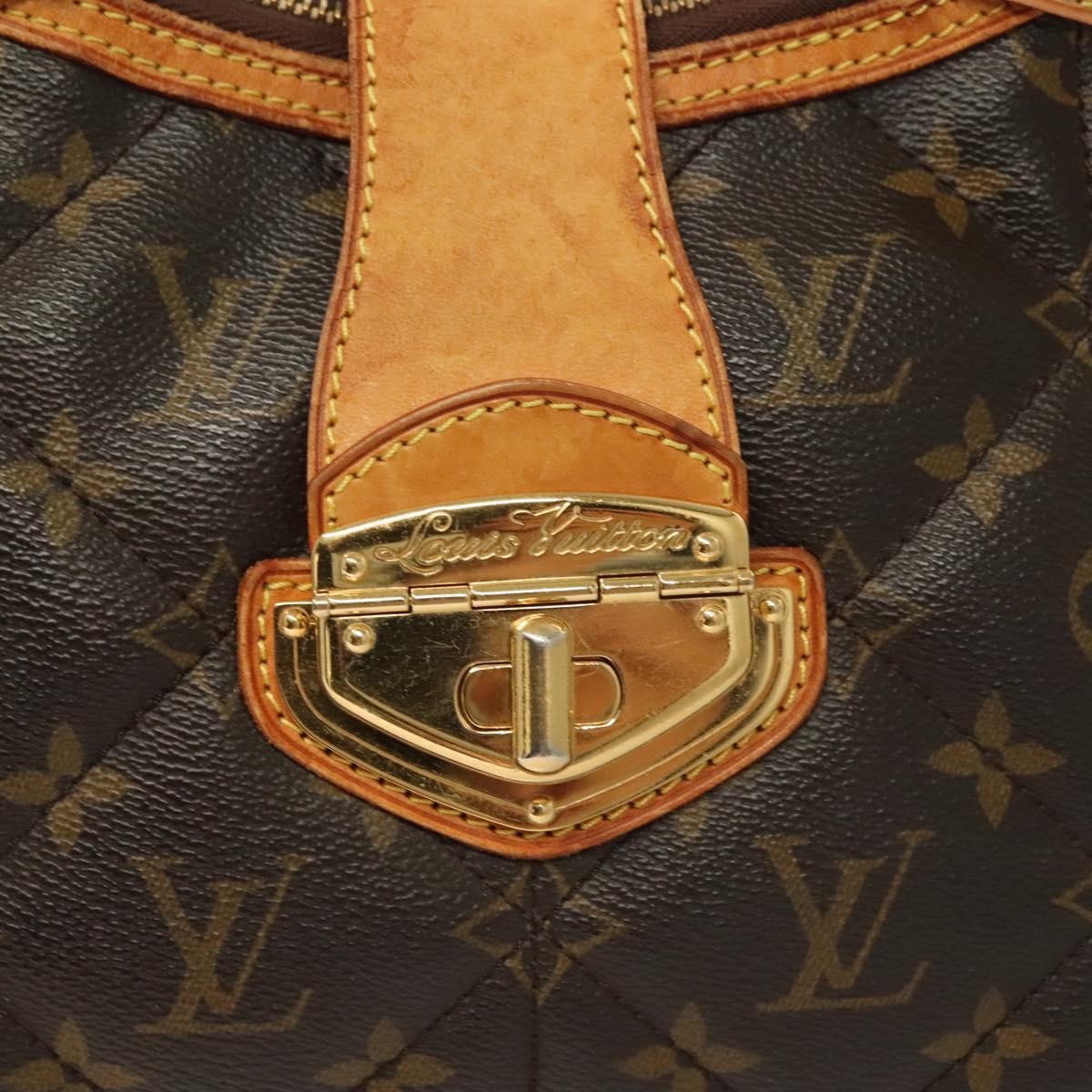 Louis Vuitton City Handbag Monogram Etoile, BROWN, CANVAS, Shoulder bag