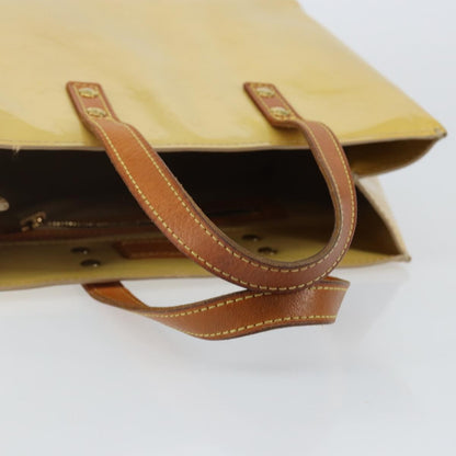 Louis Vuitton Reade Handbag Monogram Vernis, BEIGE, PATENT_LEATHER, Handbag
