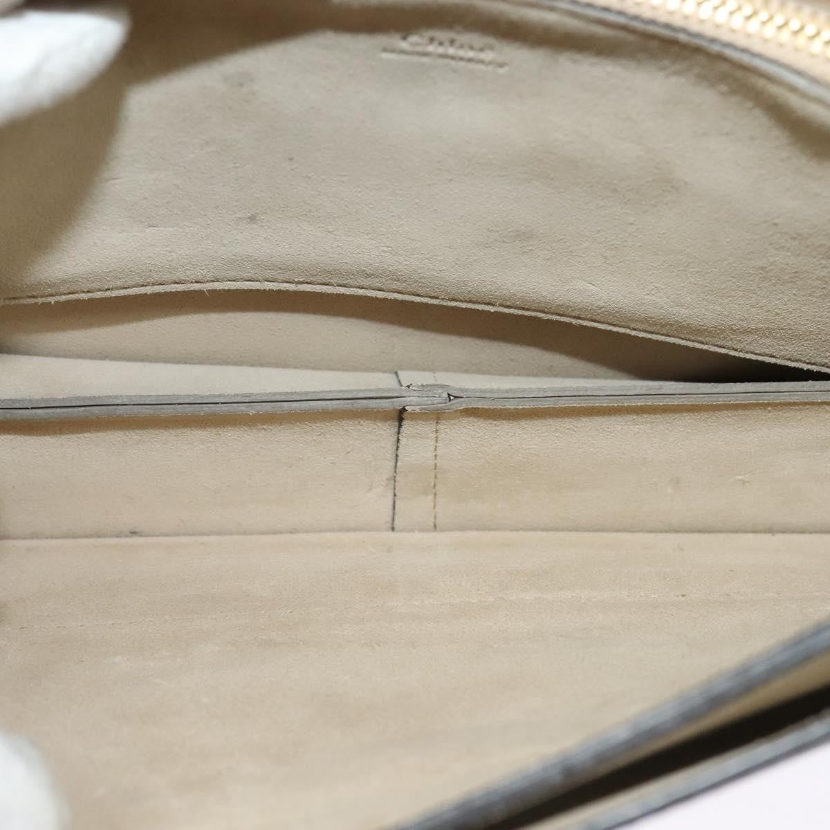 Chloe Faye Shoulder Bag Leather and Suede, GRAY, SUEDE, Shoulder bag