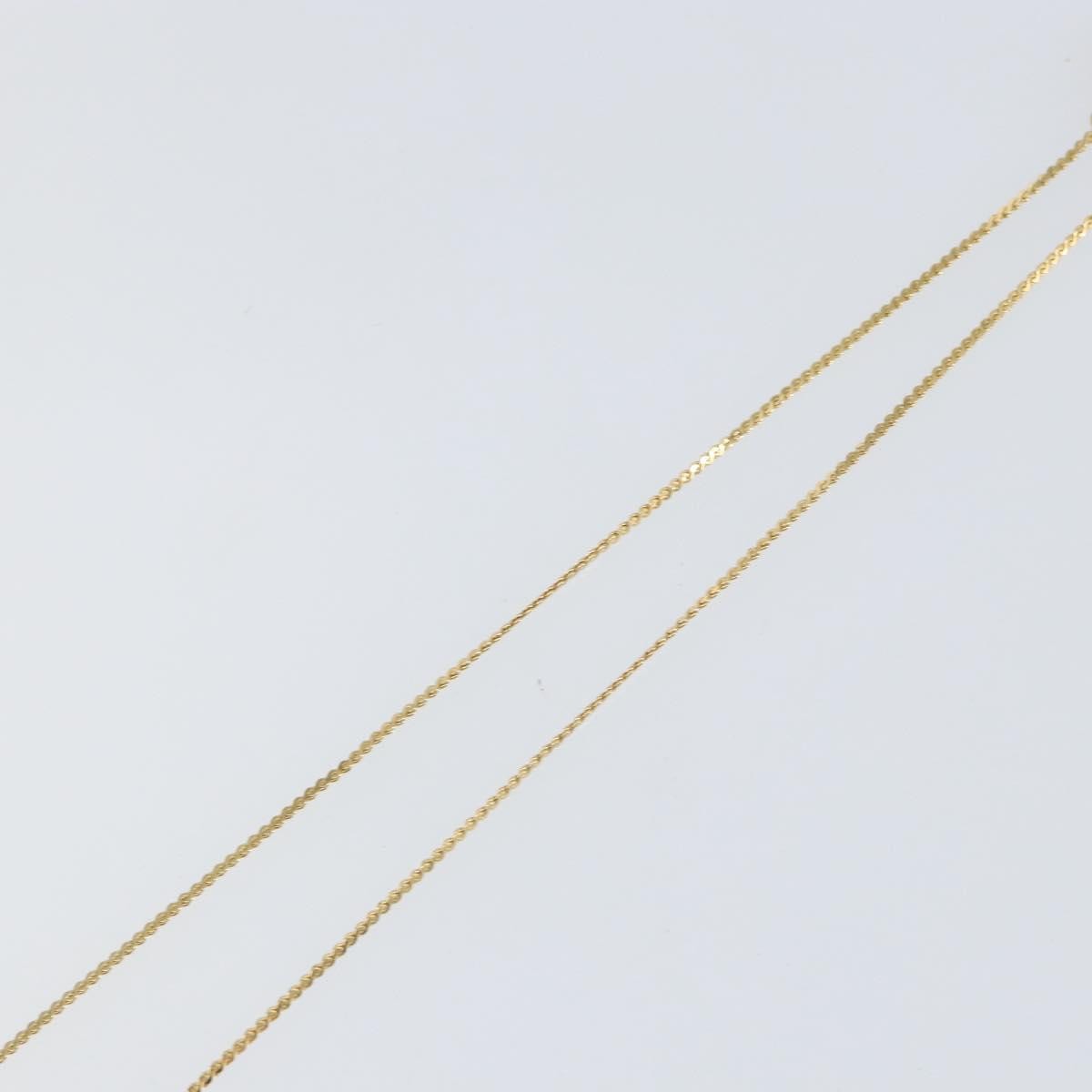 Christian Dior CD Pendant Necklace Metal and Crystals, GOLD, METAL, Necklace