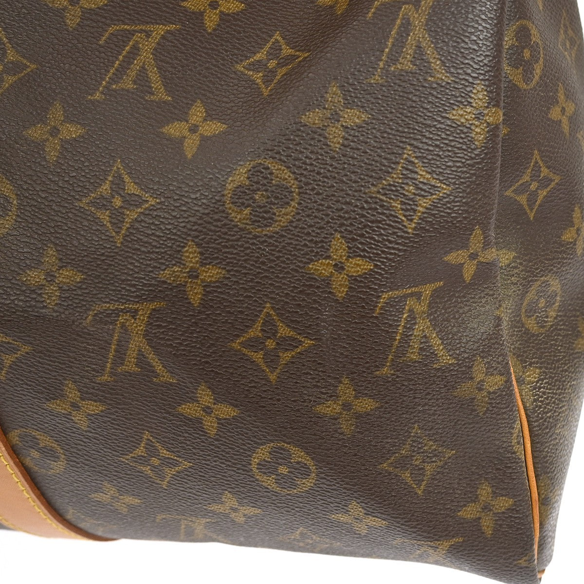 Louis Vuitton Keepall Bag Monogram Canvas, BROWN, CANVAS, Travel bag