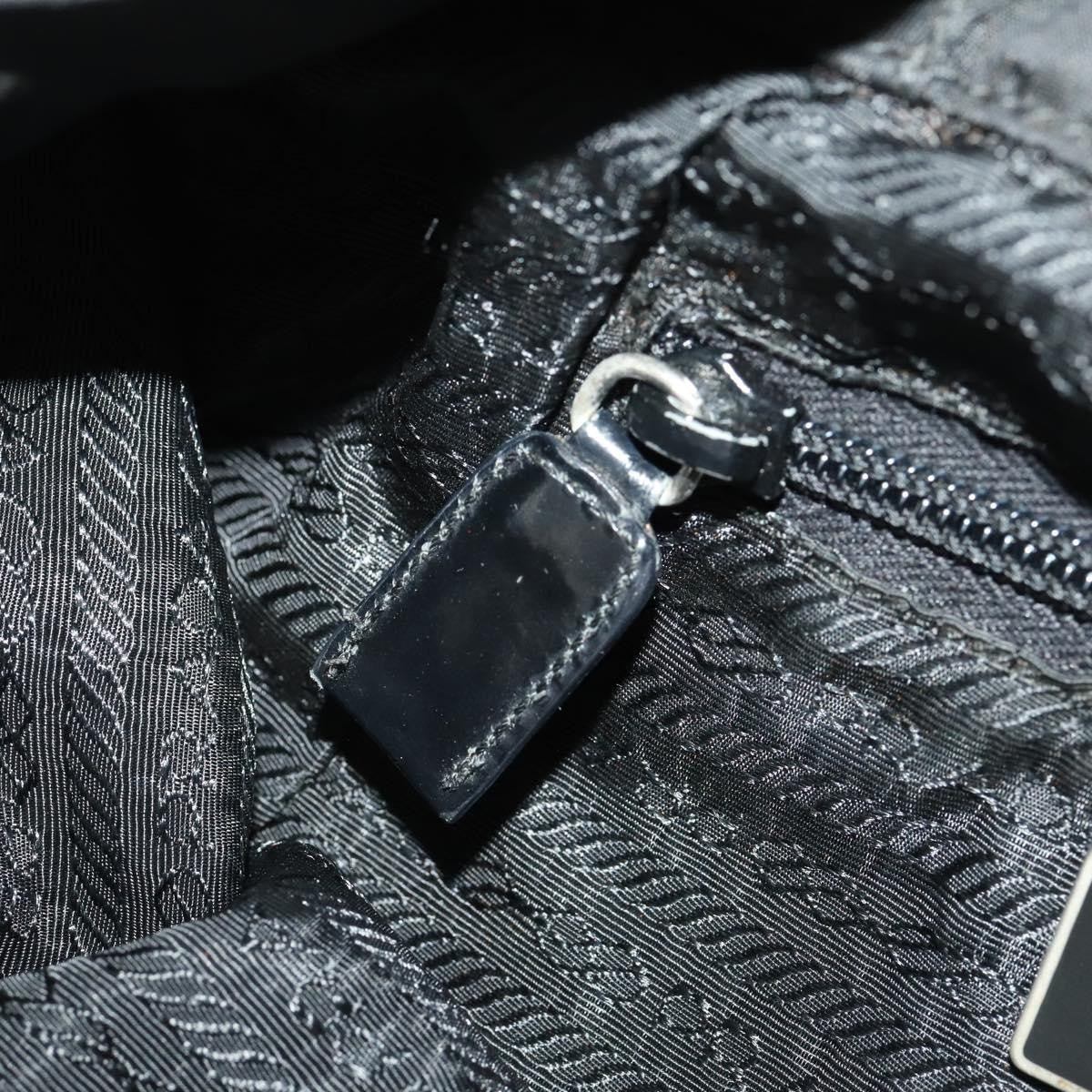 Prada Logo Backpack Tessuto, BLACK, NYLON, Backpack