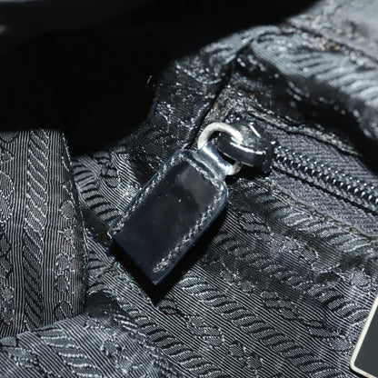 Prada Logo Backpack Tessuto, BLACK, NYLON, Backpack
