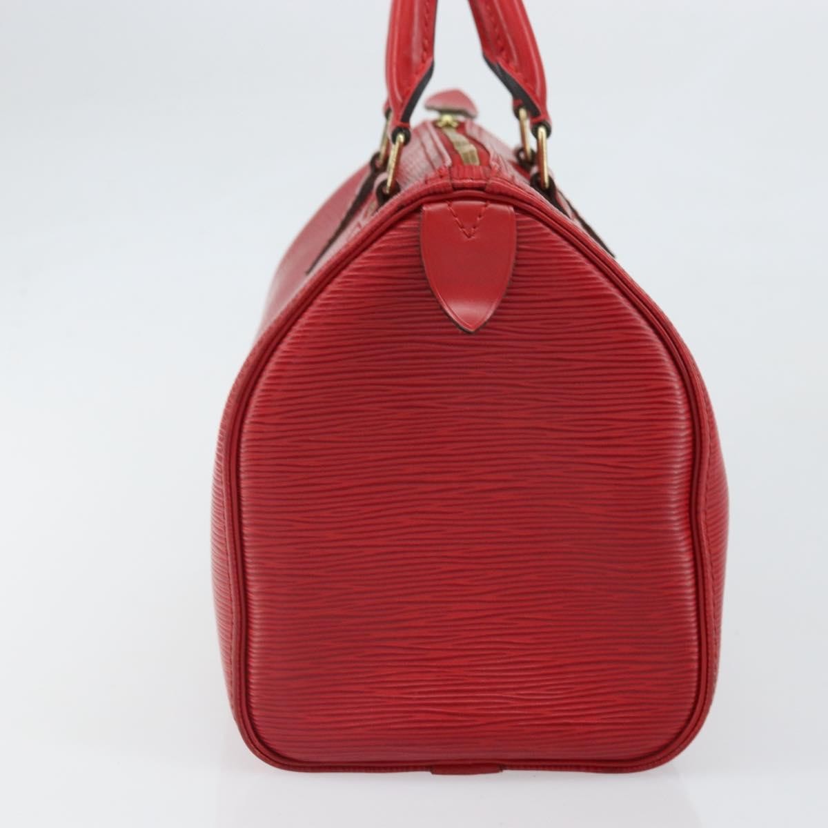 Louis Vuitton Speedy Handbag Epi Leather, RED, LEATHER, Handbag