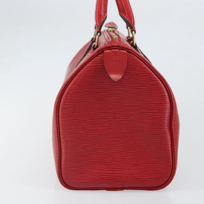 Louis Vuitton Speedy Handbag Epi Leather, RED, LEATHER, Handbag