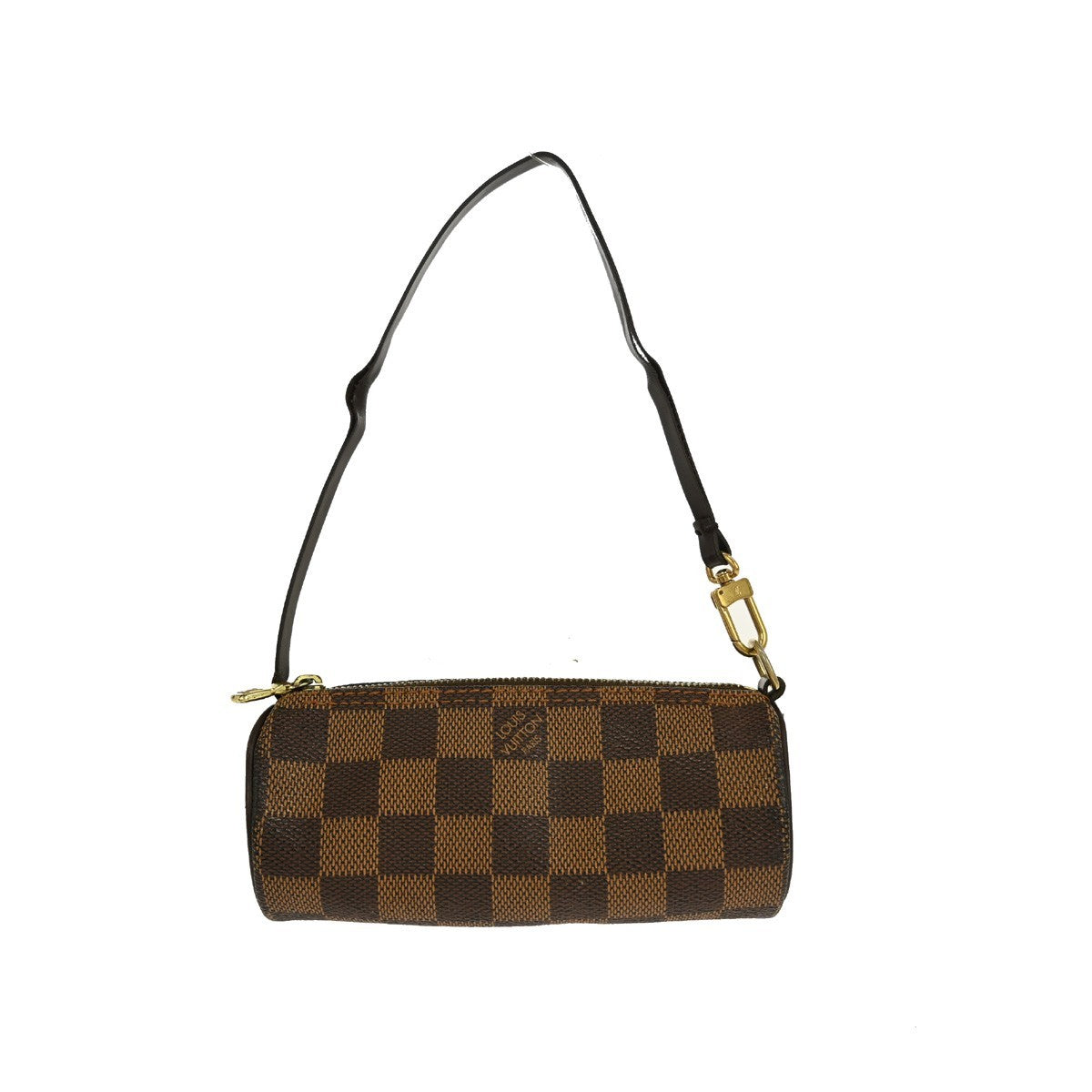 Louis Vuitton Papillon Pochette Damier, BROWN, CANVAS, Clutche & pouche