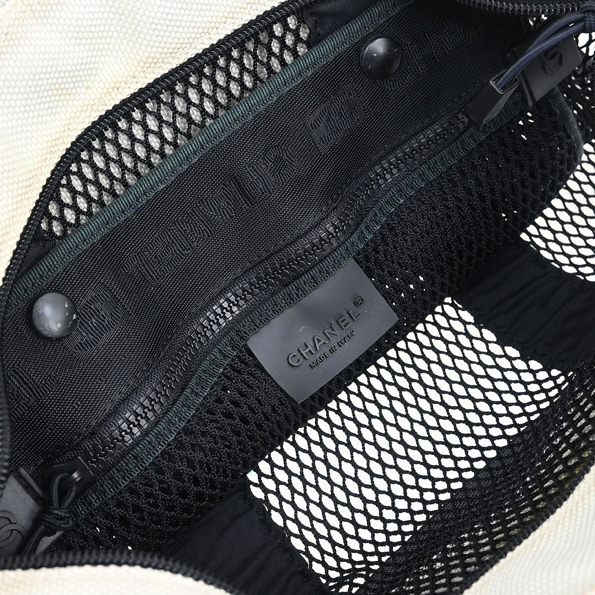 Chanel Sport Line Tote bag Nylon, BLACK, NYLON, Tote bag