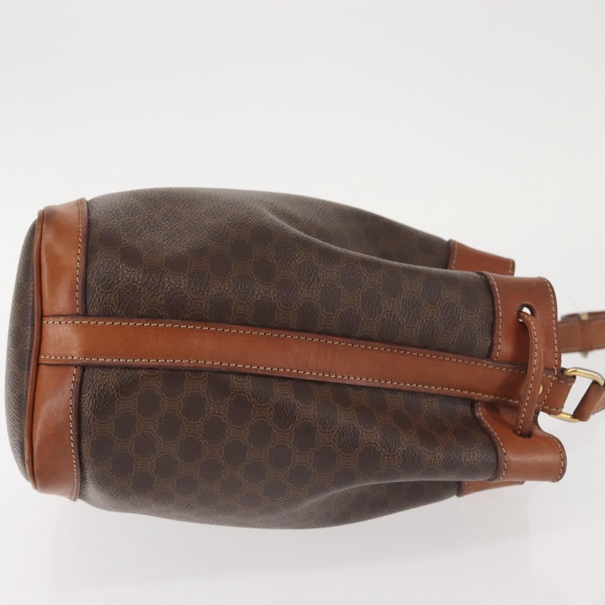 Celine Vintage Shoulder Bag Canvas, BROWN, CANVAS, Shoulder bag
