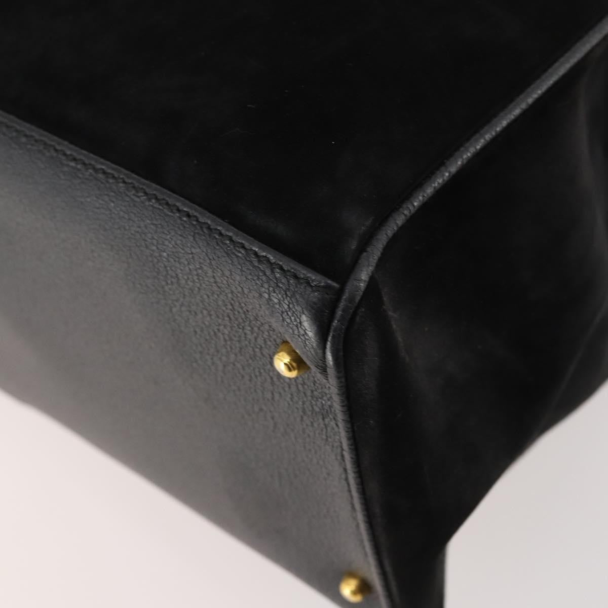 Gucci Bamboo tote bag Suede, Black, Suede, Tote Bag