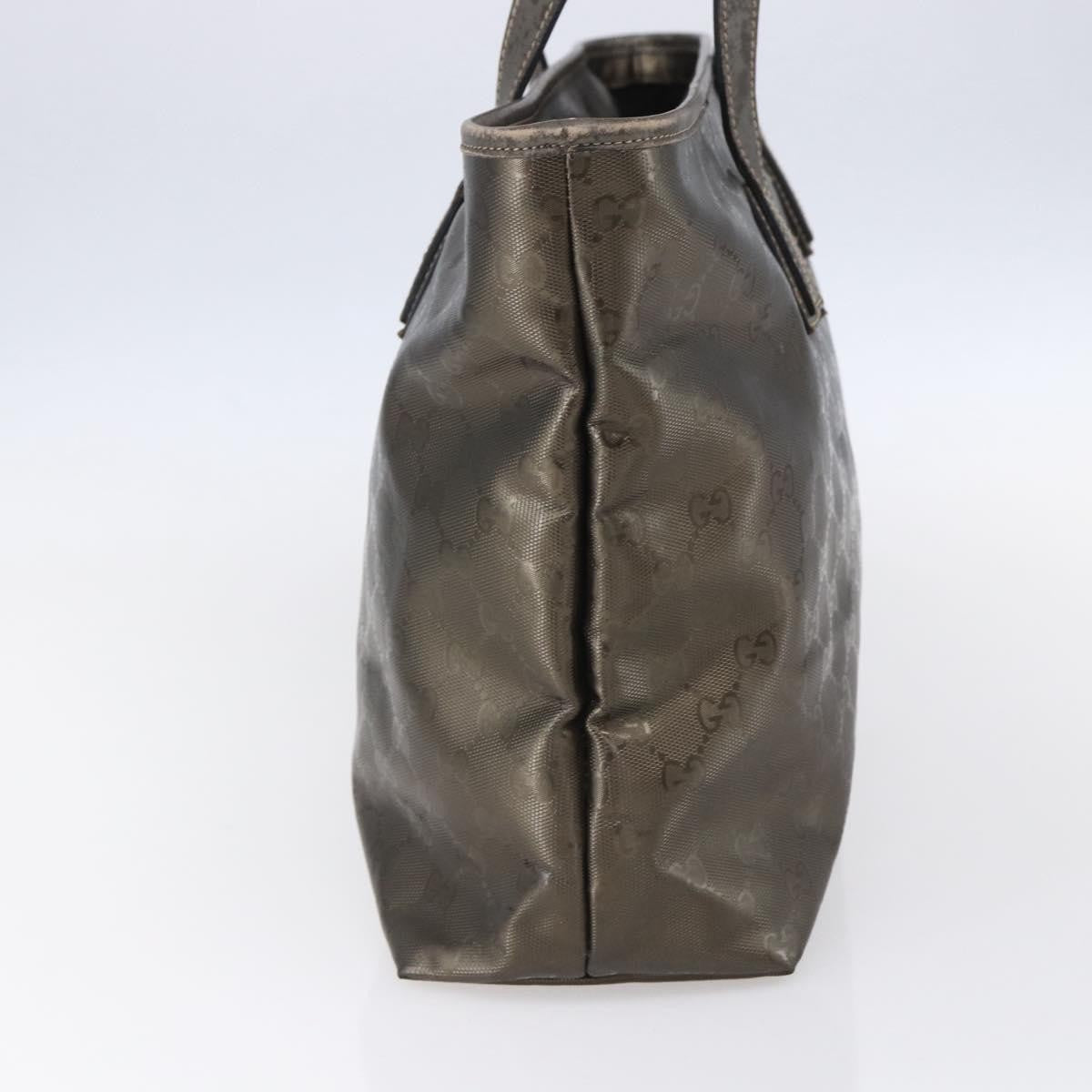 Gucci Plus Tote GG Imprime, SILVER, PVC, Tote bag