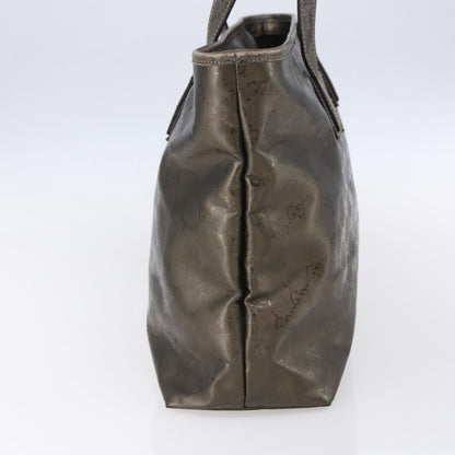 Gucci Plus Tote GG Imprime, SILVER, PVC, Tote bag