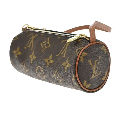 Louis Vuitton Papillon Pochette Monogram Canvas, BROWN, CANVAS, Clutche & pouche
