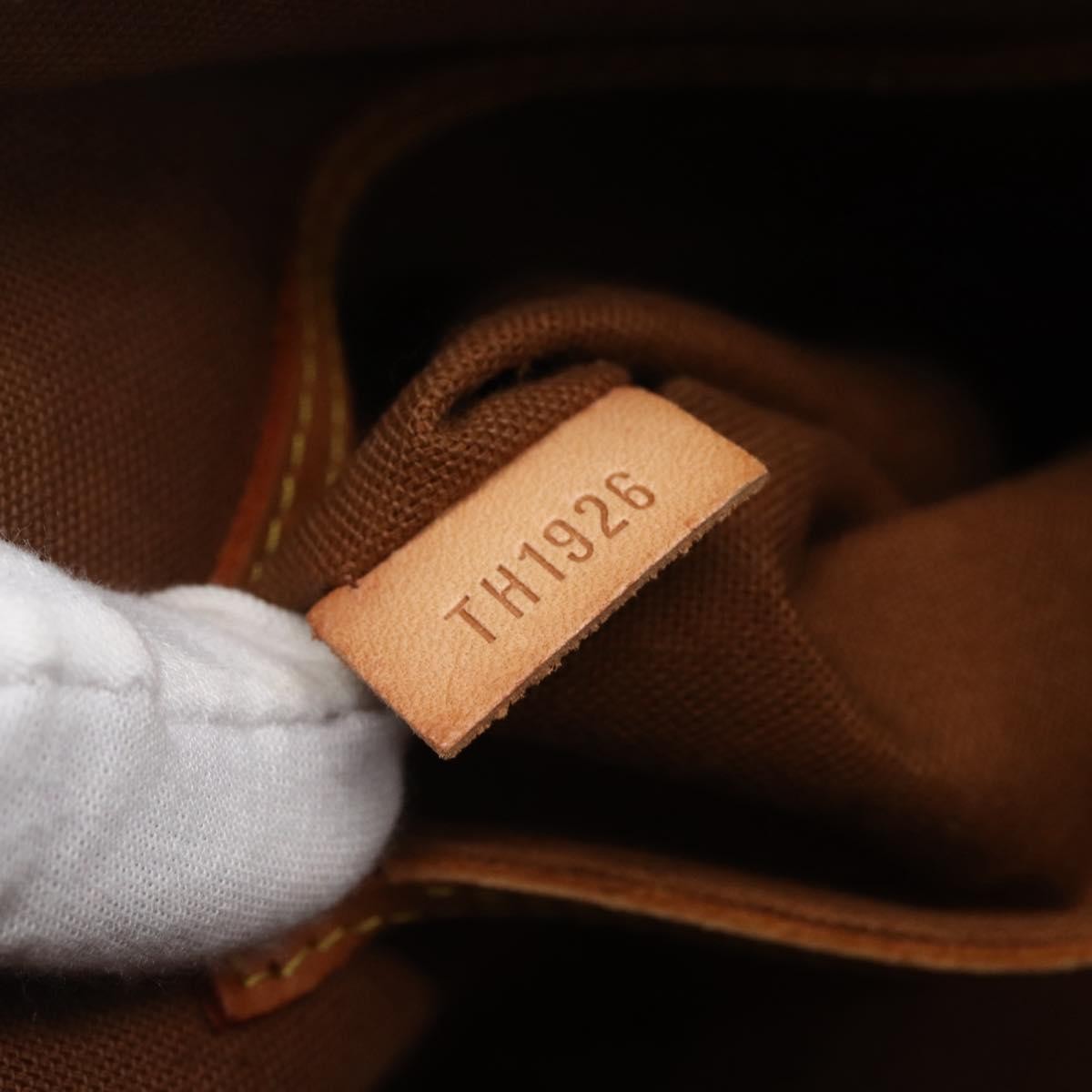 Louis Vuitton Alma Handbag Monogram Canvas, BROWN, CANVAS, Handbag