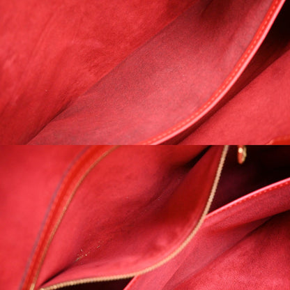 Louis Vuitton Lussac Handbag Epi Leather, RED, LEATHER, Shoulder bag