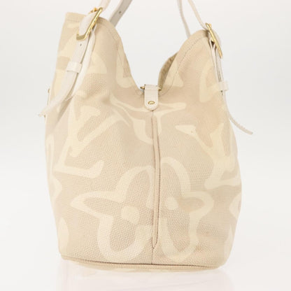Louis Vuitton Tahitienne Cabas Canvas, BEIGE, CANVAS, Tote bag