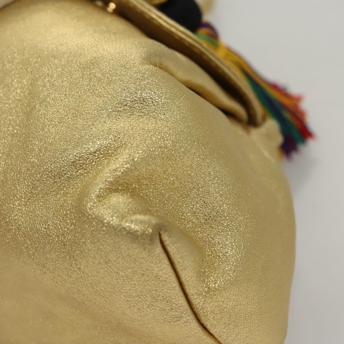 Loewe Vintage Crossbody Leather, GOLD, LEATHER, Shoulder bag