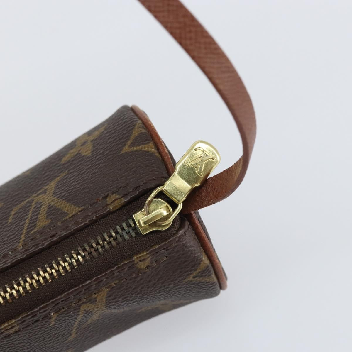 Louis Vuitton Papillon Pochette Monogram Canvas, BROWN, CANVAS, Clutche & pouche